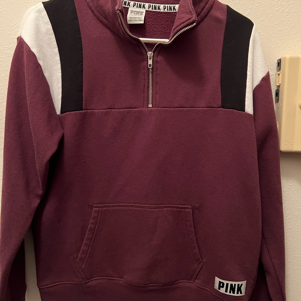 XS PINK Quarter zip Jacket